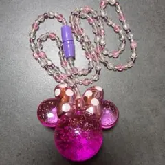 ディズニー　ミニー　ライト　ペンダント　ネックレス