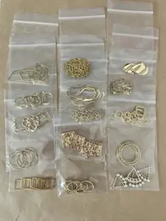 アクセサリーのパーツ（ゴールド系）まとめ売り