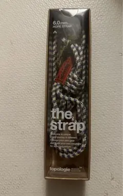 Topologie 6.0mm ロープストラップ 新品 未使用 箱付き
