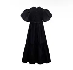 ZARA ポプリンパネルワンピース　XS