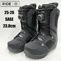【新品】25-26 RIDE SAGE 23.0cm 女性用スノーボードブーツのサムネイル