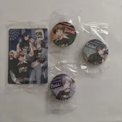 にじさんじ　3SKM 北見遊征　魁星　榊ネス 缶バッジ　カード