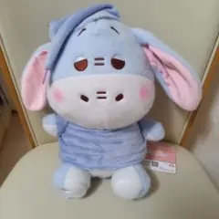 新品　ディズニー ミルキーボア ブルーパジャマスタイル ぬいぐるみ　イーヨー