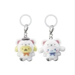 めじるしアクセサリー　サンリオ　ふわふわスノー　ポムポムプリン　シナモン