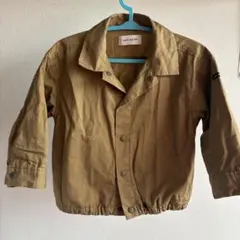 pouti use fith ジャケット　茶色　ベビー 90センチ　春服　薄手