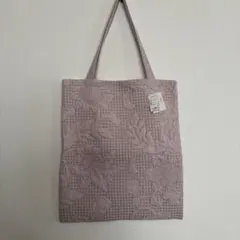 花柄キルティングトートバッグ ピンク 川島織物・新品タグ付のサムネイル