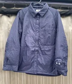 ユニクロ アニヤハインドマーチ パフテックシャツジャケット ネイビー L