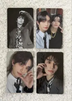 【4枚セット】 ヒョンジン straykids HOP アコーディオン トレカ