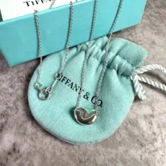 【美品】ティファニービーンズネックレス SV925 エルサペレッティ　箱付