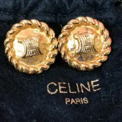 ♥【最終値下げ】CELINE　セリーヌ　イヤリング　トリオンフ　サークル　袋付