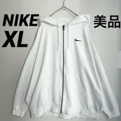 美品✨NIKE ビックシルエット パーカー スウェット 極太アーム 白　XL