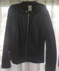 メンズライトオン　プラスワンライダースジャケットブラック