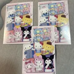 ハローキティ ポストカード　3枚セット