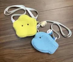 ちいかわうさぎのお星さまポシェット ハチワレのおさかなポシェット 2個セット