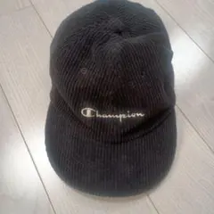 Champion コーデュロイキャップ ブラック