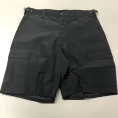 タグ付新品★junhashimoto カーゴワイドショーツ 黒 Lサイズのサムネイル