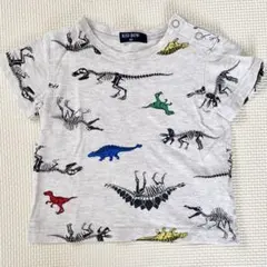 KID BOW キッドバウ 80サイズ 天竺恐竜総柄Ｔシャツのサムネイル