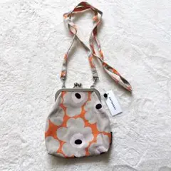 【新品タグ付】marimekko ウニッコ がま口 ショルダーバッグ ポシェット