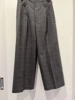 グリーンレーベルチェック柄パンツ