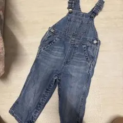 GAP デニムオーバーオール 80