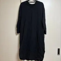 chocolraffinerobe長袖ワンピース黒ブラック