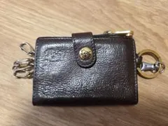 IL BISONTE イルビゾンテ キーケース コインパース ダークブラウン