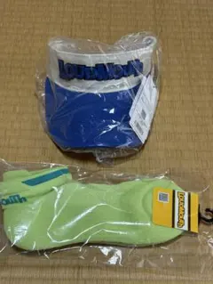 【未開封品】LoudMouth ソックスとバイザーセット