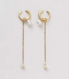 エテ ete パール チェーン イヤリング