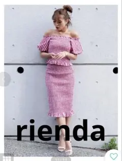 rienda ギンガムチェック タイトスカートのサムネイル