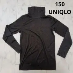150 UNIQLO HEATTECH アンダーシャツ 黒