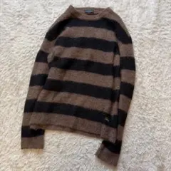 00’s Y2K grunge Burberry mohair Knit Mのサムネイル