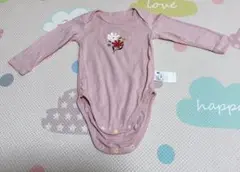 ユニクロ　ボディスーツ　80cm ピンク