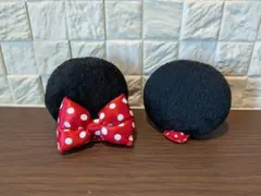 ディズニーリゾート ミニーマウス パッチン 耳 ヘアピン 髪留め ミニーちゃん