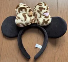 ディズニー ミニー カチューシャ ヒョウ柄