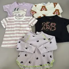 zara baby マーキーズ　無印　トップス5点セット　半袖　長袖　90