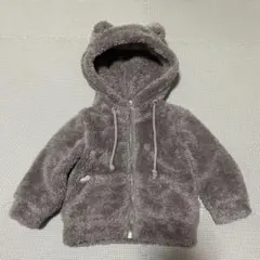TALK こどもビームス★もこもこくま耳シャギーボアパーカー　ベアファーパーカー