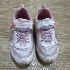 【ムーンスター20.0センチ】LUVRUSH ピンク スニーカー