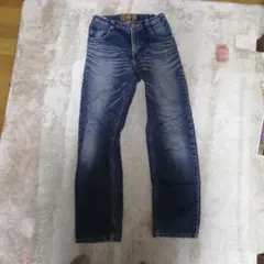 ストレートパンツ サイズ160 デニムブルー