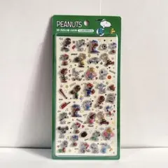 韓国限定PEANUTS スヌーピー ステッカー ボンボンドロップシール 緑