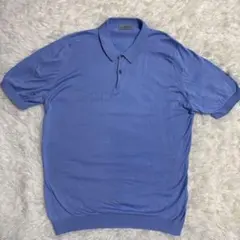 極美品】ジョンスメドレー 半袖 ポロシャツ ニット ニットポロ M