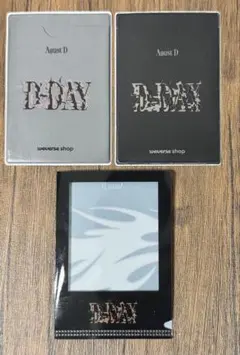 AgustD SUGA ユンギ　D-DAY アーリーバード 特典