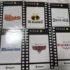 PIXARくじ ハッピーくじ 一番くじ Ｉ賞ピクサーカードコレクション6種セット