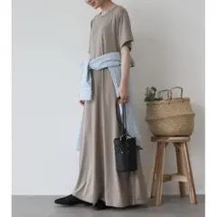 アメリカンホリック ワンピース サラッとマキシAラインカットワンピース L