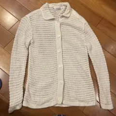 BEAUTY&YOUTH アイボリー 長袖カーディガン