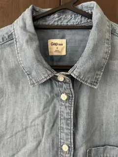 GAP デニムシャツ S ライトブルー
