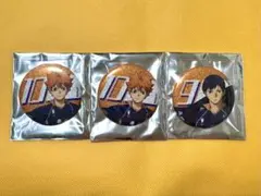 ハイキュー TD缶バッジ 挑戦者たち グリッター　日向翔陽＆影山飛雄