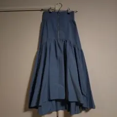 ジップ ロングスカート