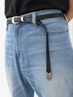 OUR LEGACY 2CM BELT 80サイズ ブラウン 深水光太 - メルカリ
