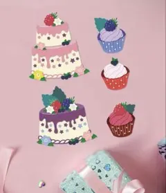 新品カッティングダイ【ケーキ カップケーキ】ダイカット／アルバムのサムネイル