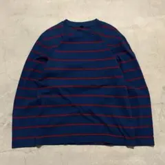 00s old uniqlo ボーダー ロンT シティボーイ y2k